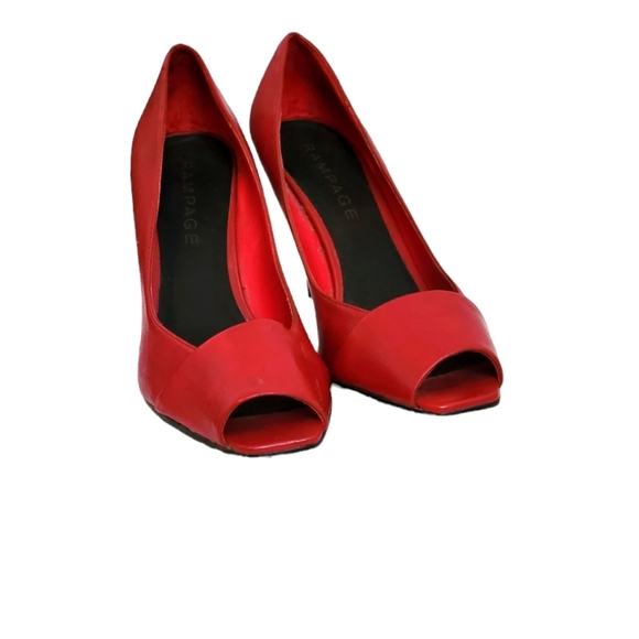 Rampage Red High Heels. - Picture 2 of 8